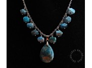 Colier statement unicat - apatite (cod1422)